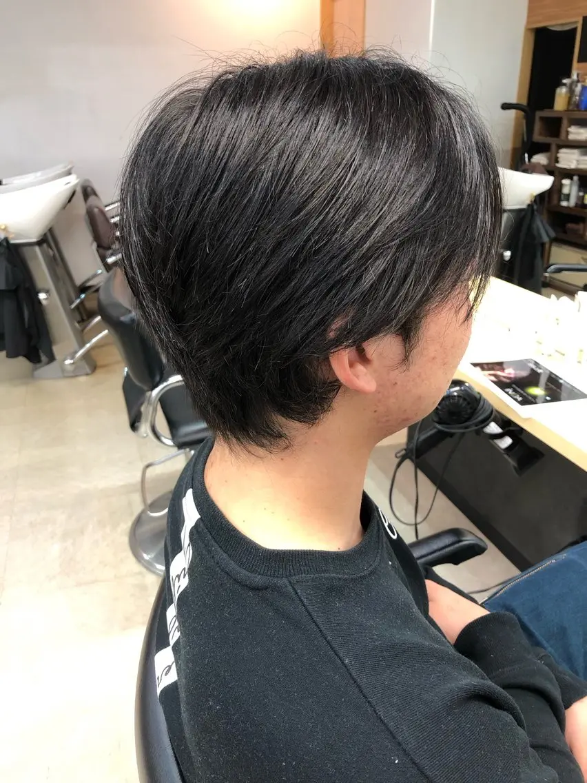 ミディアム メンズ 谷口尋哉 六本松のヘアスタイル
