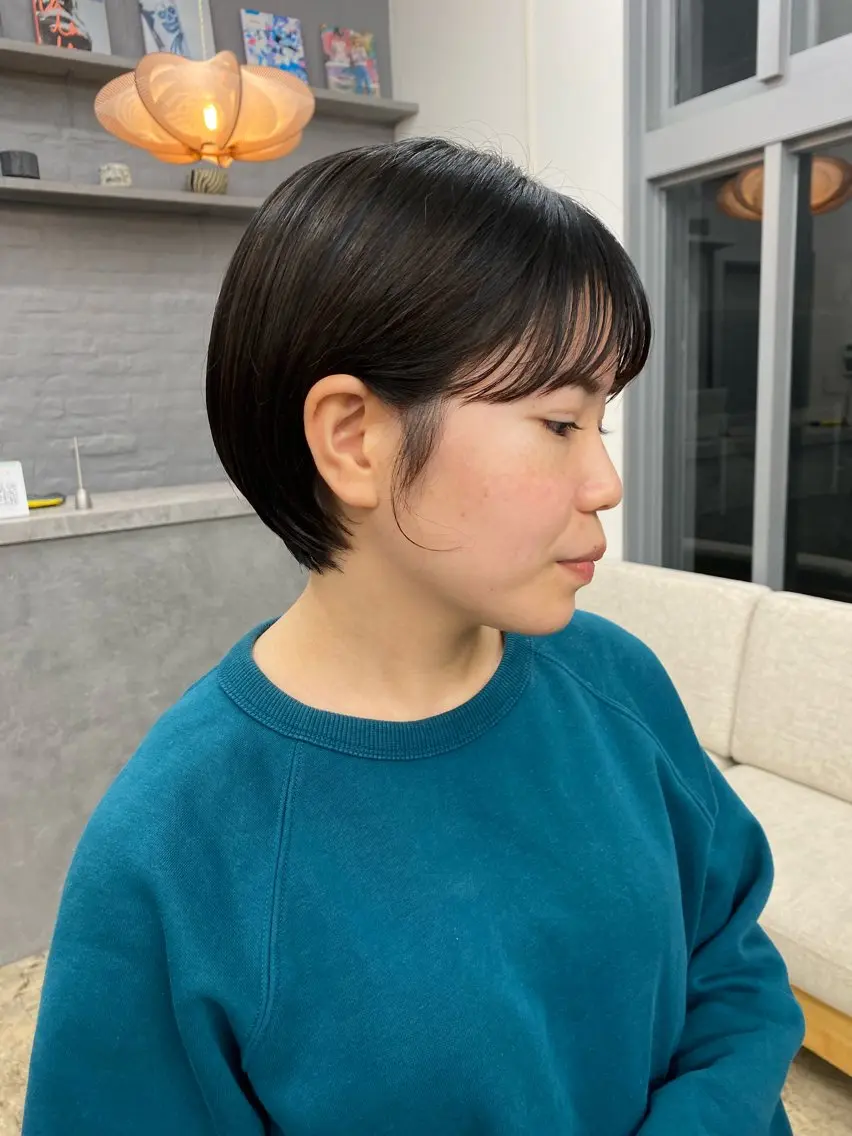 ショート 似合わせカット ショートヘア トクザト アイニのヘアスタイル