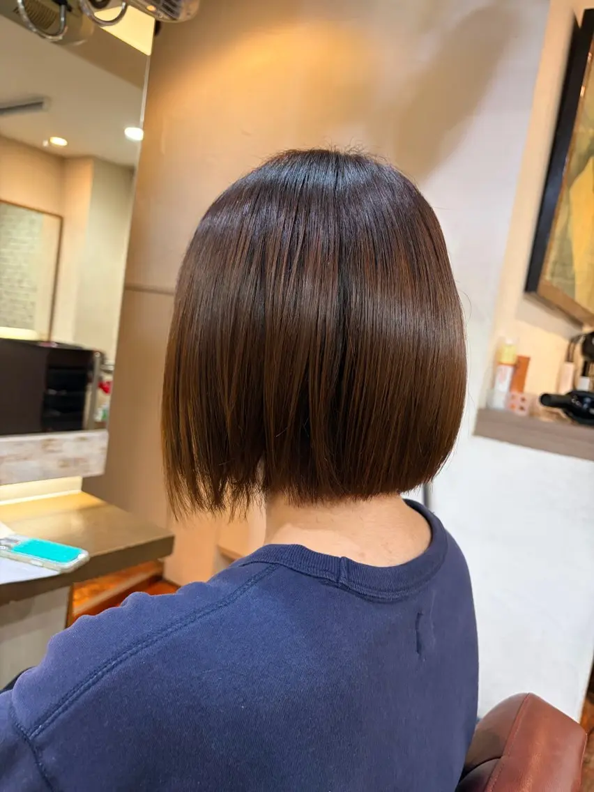 ショート ボブ くせ毛 ボブカット 🫧Yuri🫧のヘアスタイル