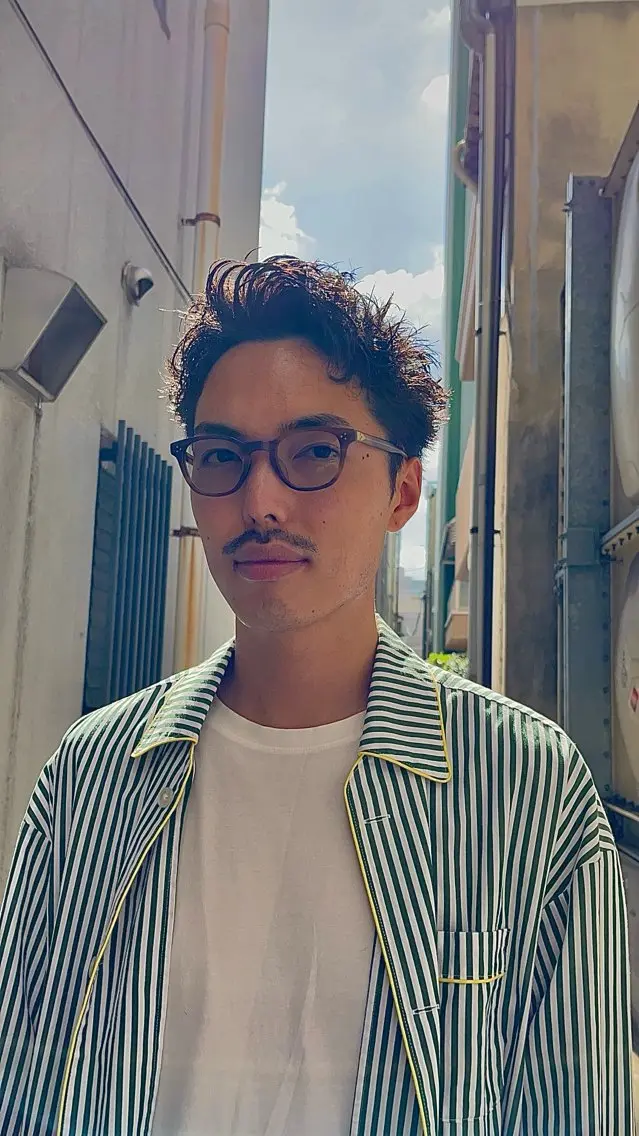 ショート パーマ メンズ メンズパーマ カット パーマ UMM daichi メンズパーマのヘアスタイル