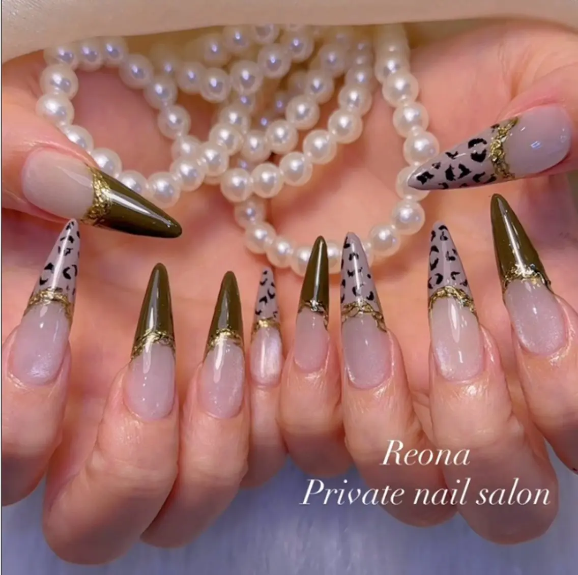 ネイル マグネットネイル 持ち込み ワンホンネイル Reona Nailのネイルデザイン