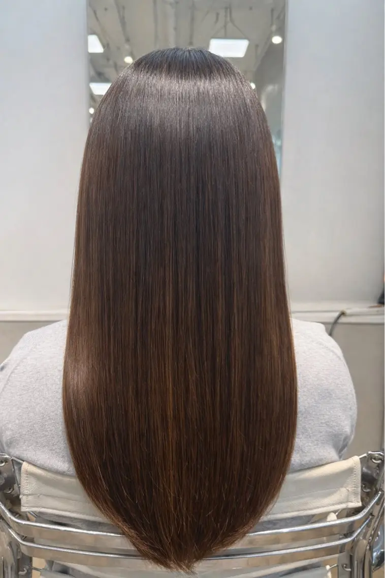 ロング カラー パーマ メンズ 縮毛矯正 トリートメント 縮毛矯正 透明感艶髪カラー🫧 KAZUMAのヘアスタイル