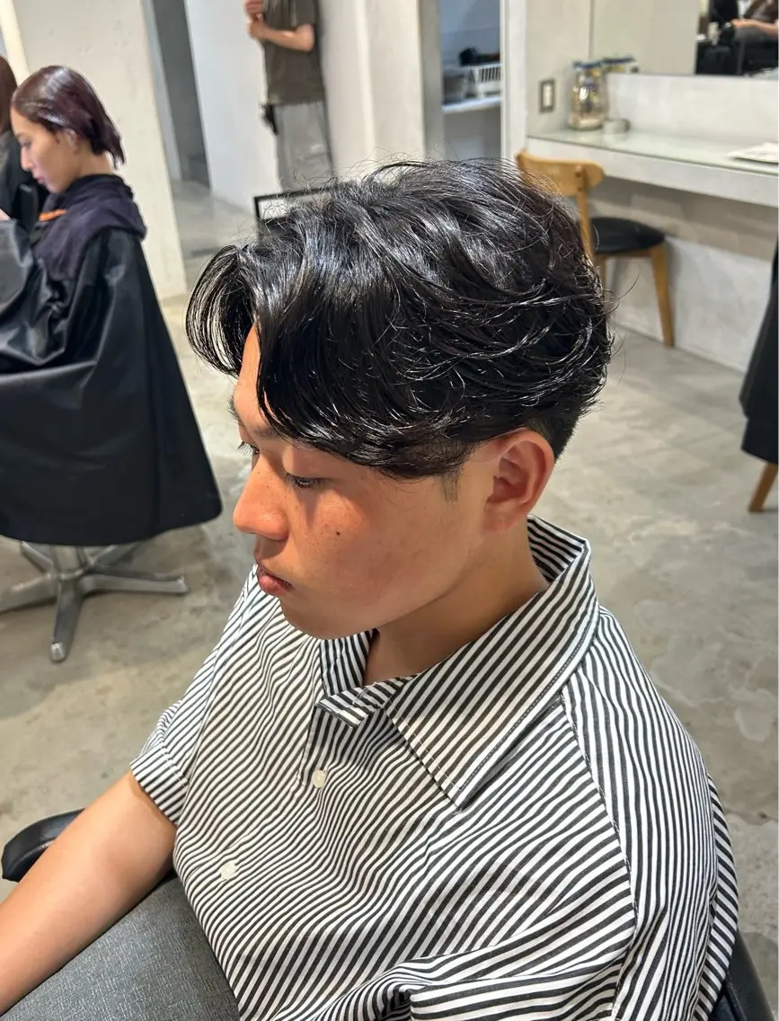 パーマ メンズ メンズ清潔感のプロ 💈メンズパーマ藤田のヘアスタイル