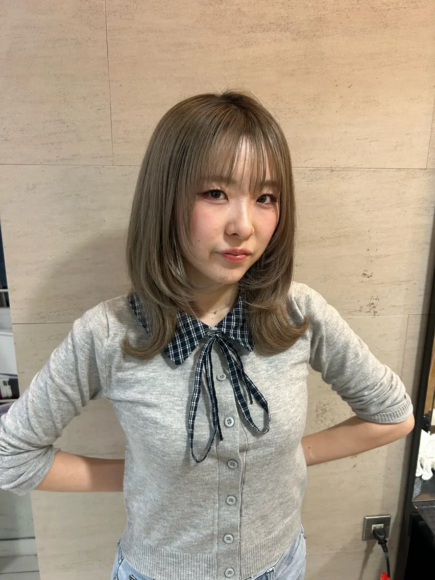 ロング レイヤーカット ショートモデル募集 🐈‍⬛Mihiroのヘアスタイル