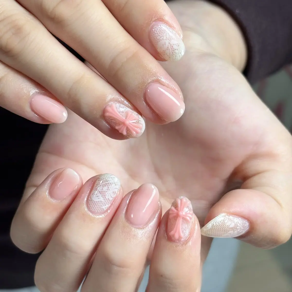ネイル ジェルネイル キラキラネイル ロングネイル マグネットネイル 持ち込み ハンドネイル Sully Nail  Labのネイルデザイン