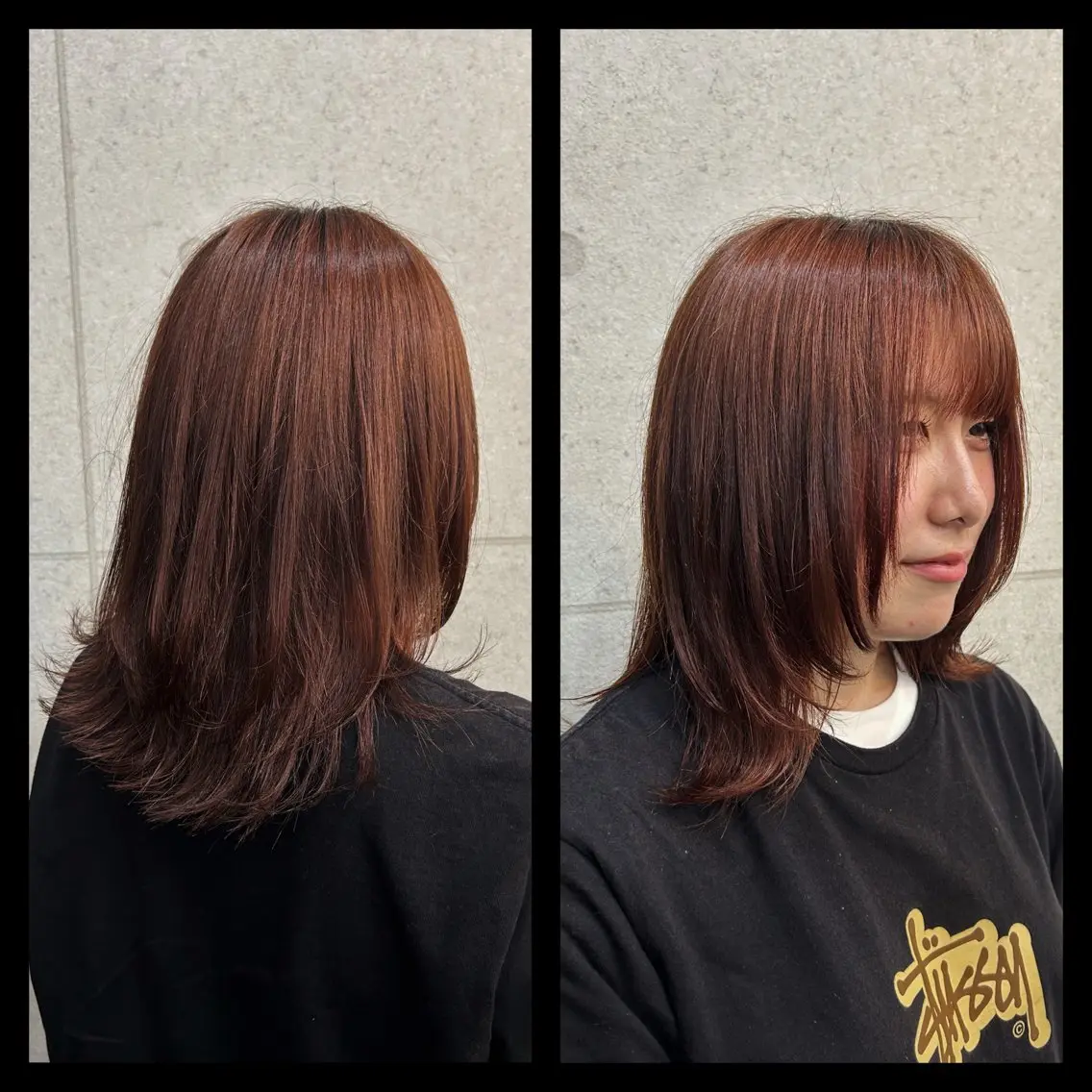 ミディアム レイヤーカット ♠️Anli♠️ KOTA🐈‍⬛のヘアスタイル