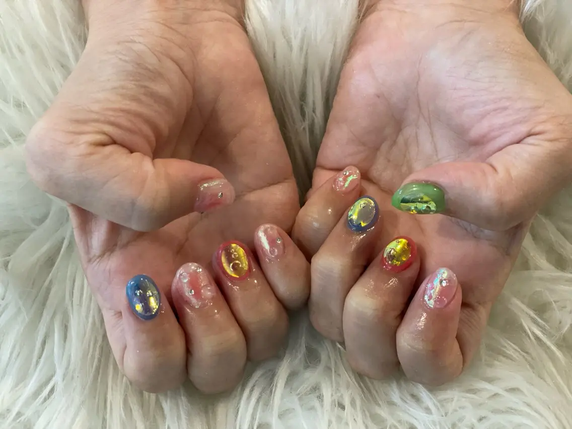 ネイル ハンドネイル 88-nail. AKANEのネイルデザイン
