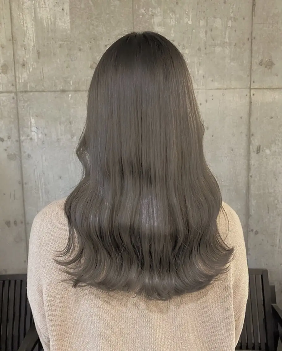 セミロング カラー ヘアアレンジ ブリーチ ケアブリーチ ダブルカラー 髪質改善 🕊️絹髪縮毛矯正✨ トップスタイリスト✨のヘアスタイル