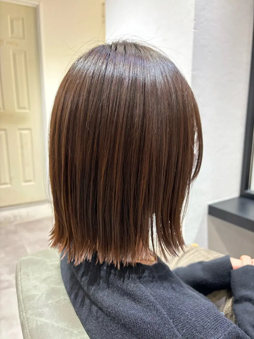 ショート カット ✨似合わせボブ✨ 縮毛矯正のヘアスタイル