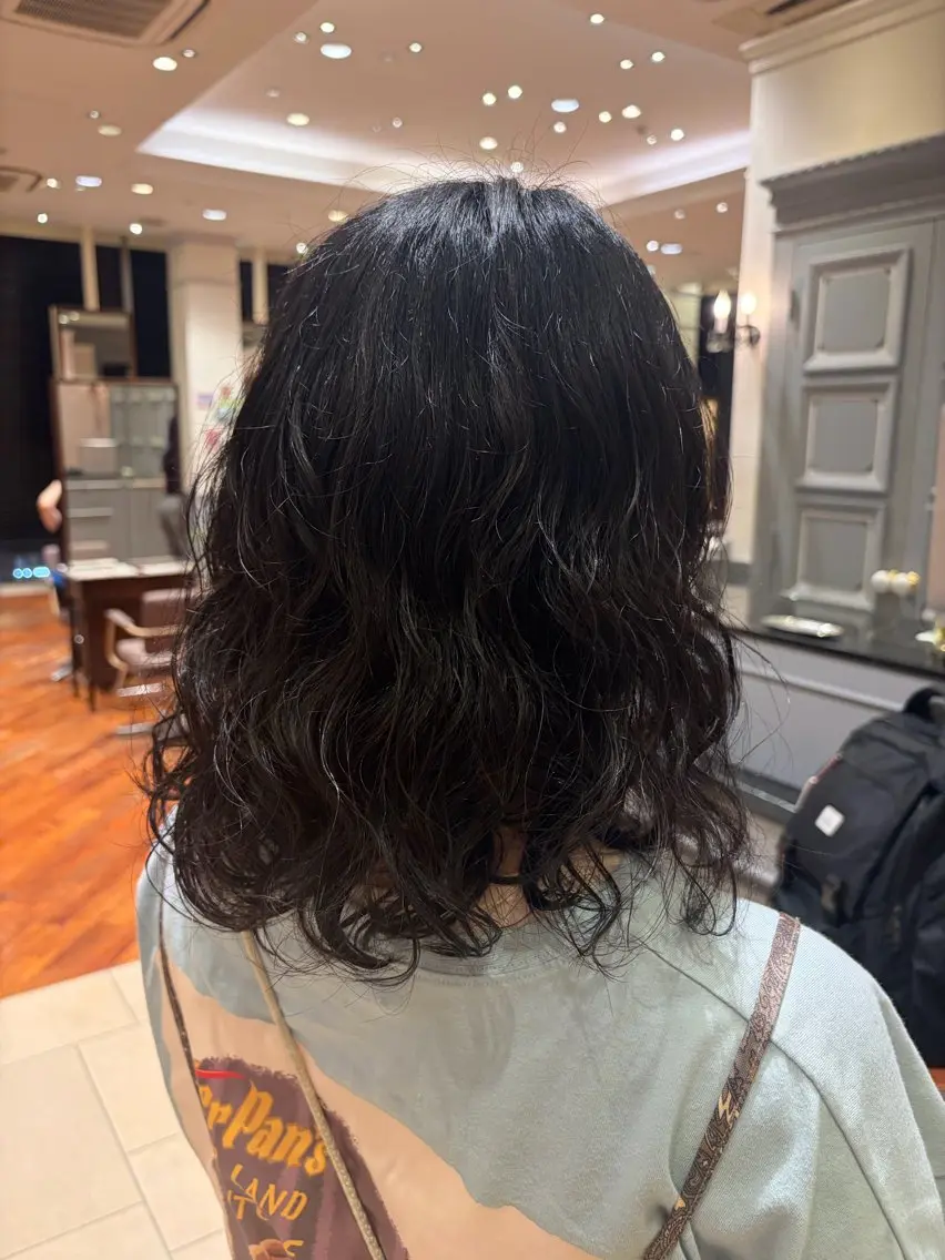パーマ 上野 七奈穂のヘアスタイル