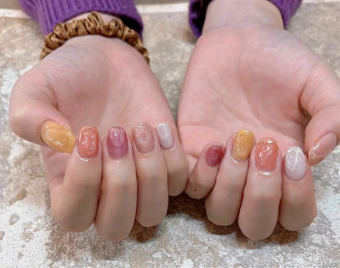 ネイル ハンドネイル LOVE NAIL 💕Sonoのネイルデザイン