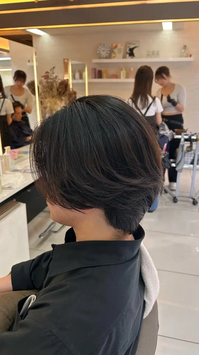 メンズ コテ巻きパーマ/ ショートカット/なおのヘアスタイル