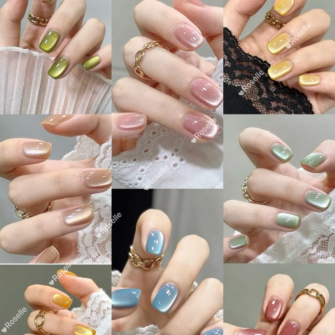 自爪+ワンカラー+マグネットの写真