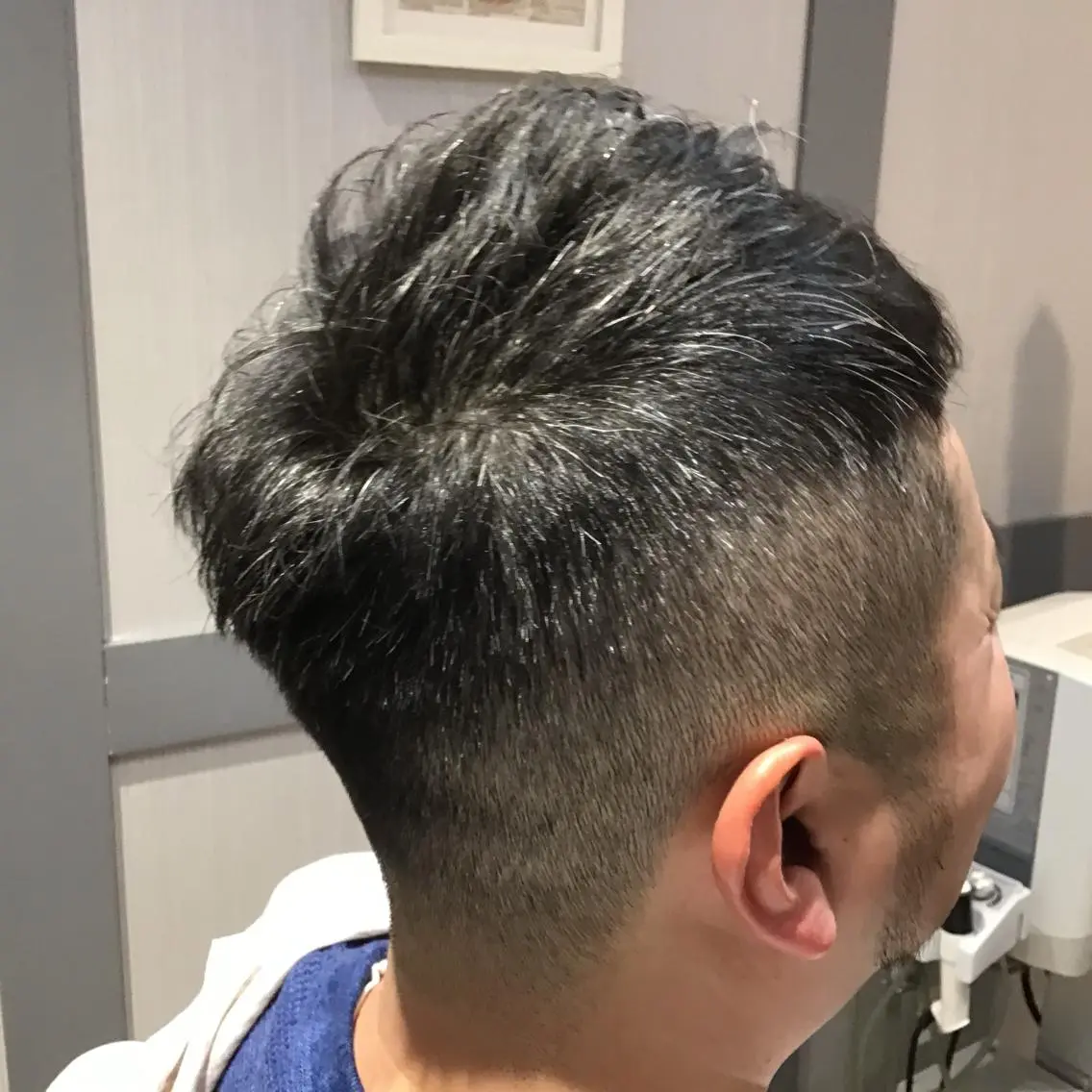 ショート カット パーマ 岡崎 隆晟のヘアスタイル