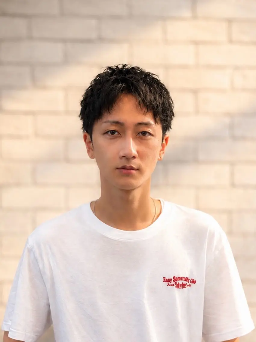 ショート パーマ メンズ カット パーマ 横浜メンズ特化/ カットパーマ/マサトのヘアスタイル