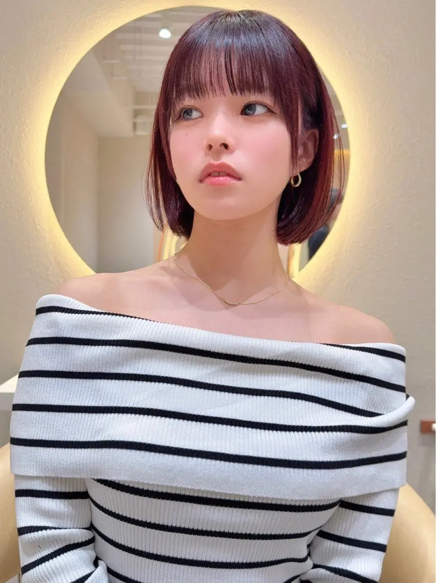 ショート カラー カット ヘアカラー トリートメント 美髪縮毛矯正✨🫧 レイヤー川村利幸のヘアスタイル