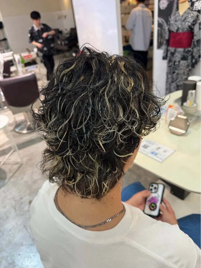 パーマ ku-ta 【立川/メンズ】のヘアスタイル