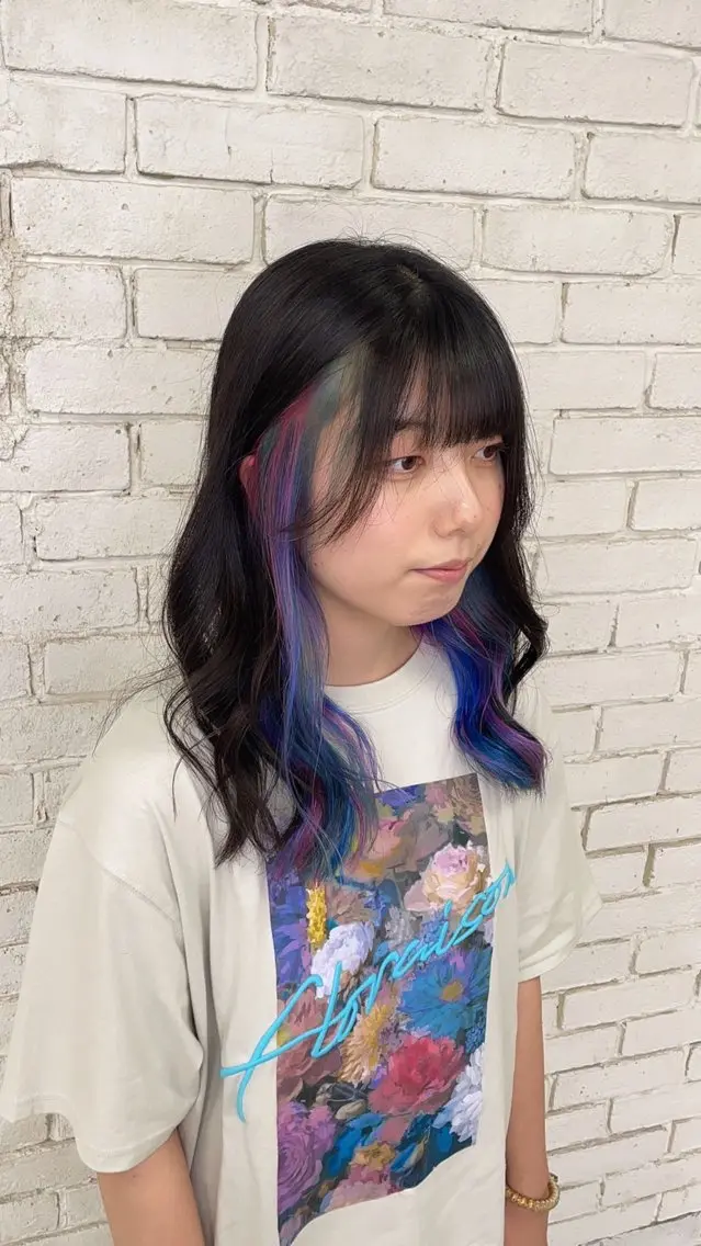 ミディアム トリートメント ヘアカラー トリートメント 派手髪支持率No1 Eisukeのヘアスタイル