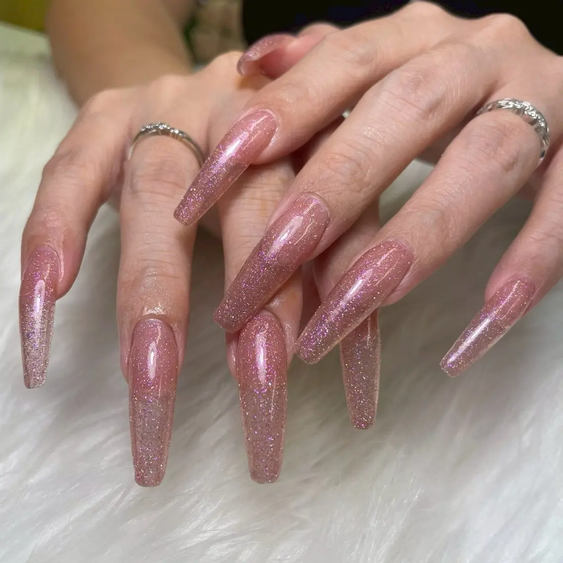ネイル 長さ出し フラッシュネイル Salon Ola* サロンオラ RIKOのネイルデザイン