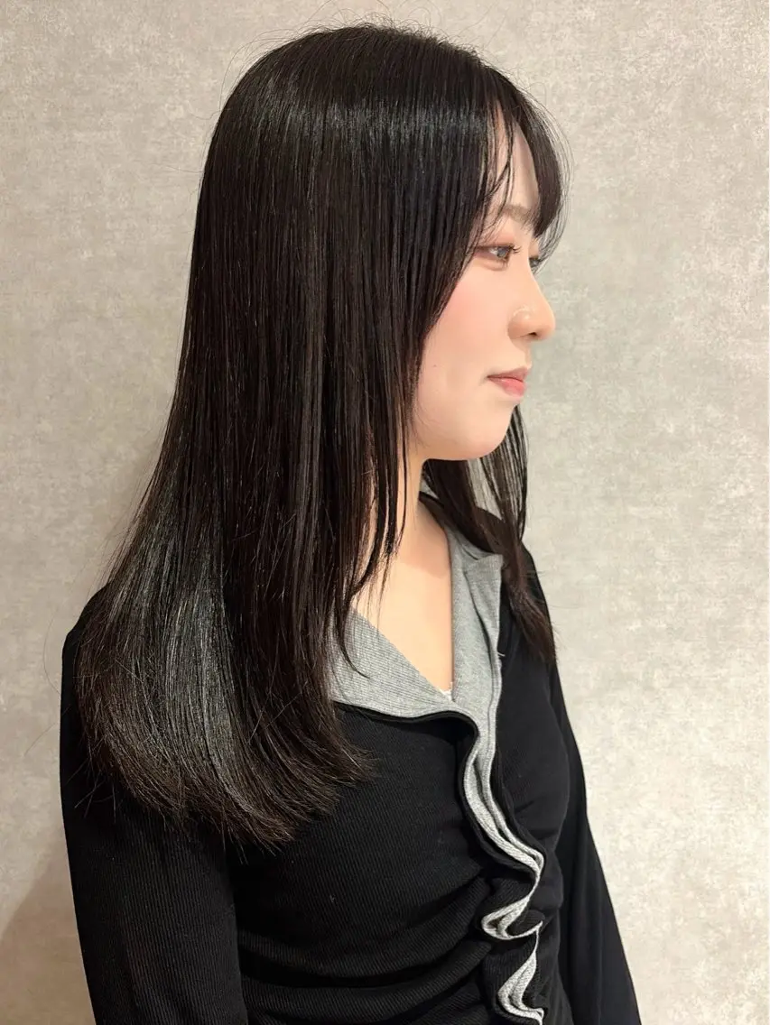 セミロング ヘアカラー 🕊髪質改善 ・顔周り特化🕊まいのヘアスタイル