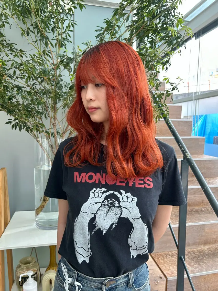 カラー かがやしづ ⭐️カラーモデルのヘアスタイル