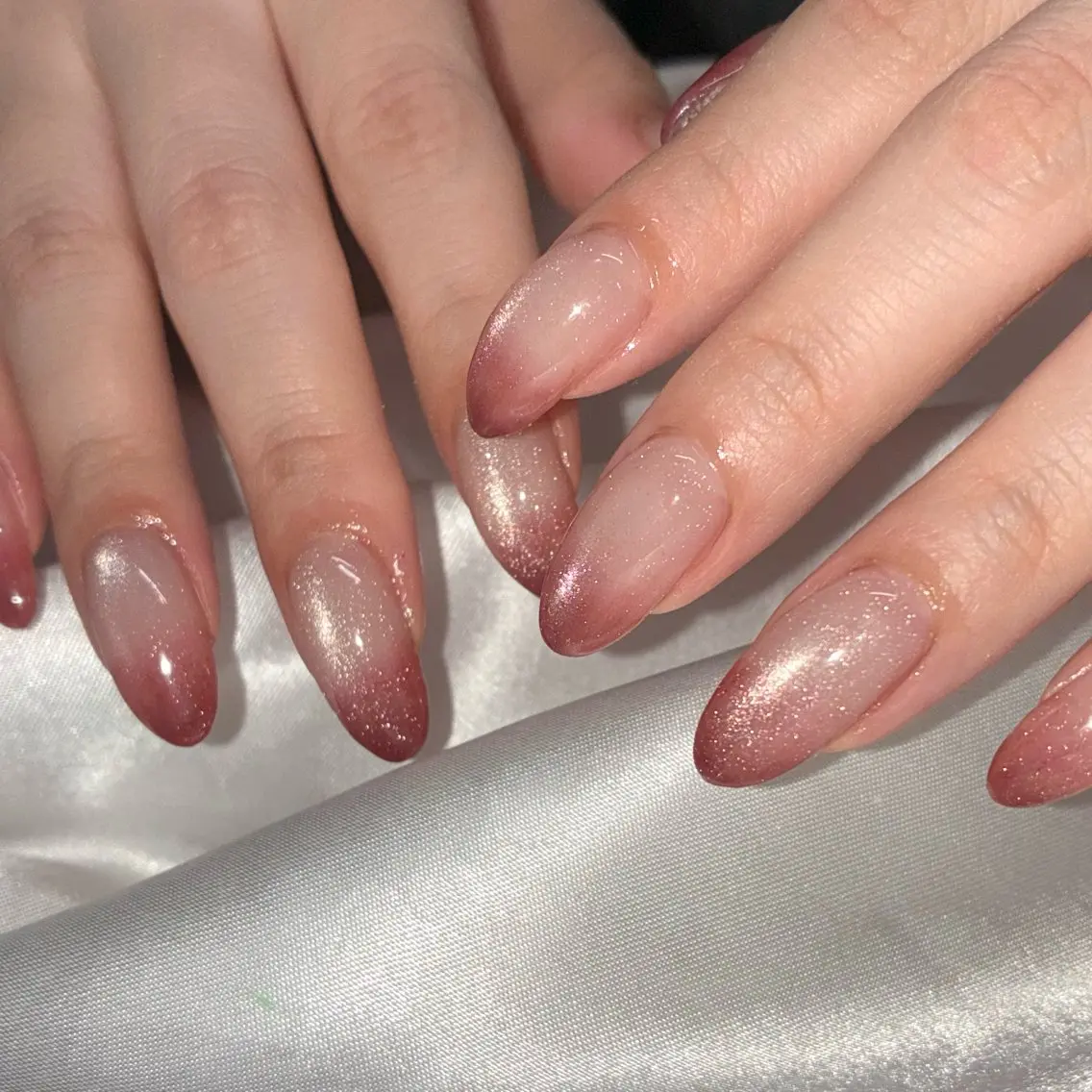 ネイル ジェルネイル マグネットネイル ハンドネイル Nail ヌシん家 AKANEのネイルデザイン