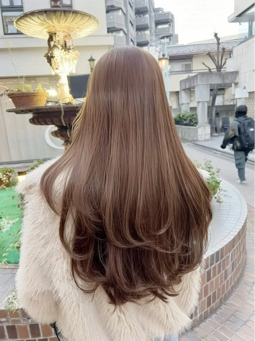 ロング 住 なつきのヘアスタイル