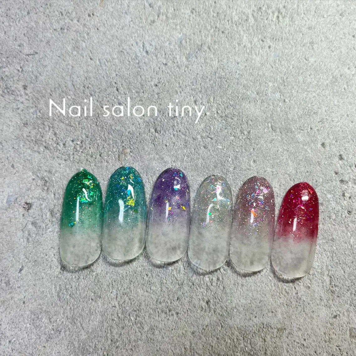 ネイル Nail salon tiny🩵のネイルデザイン