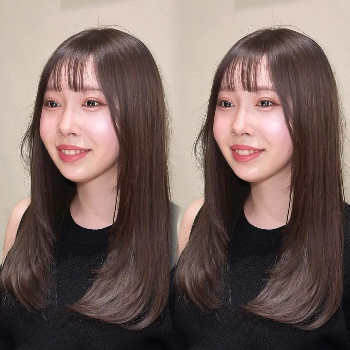 ロング カラー ヘアカラー 透明感カラー×レイヤ ー🧊横田 冴のヘアスタイル