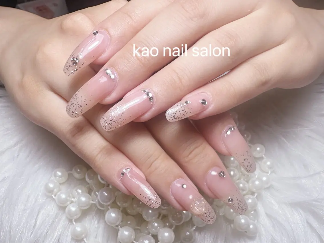 ネイル ハンドネイル kao nail マグネット/長さだしのネイルデザイン