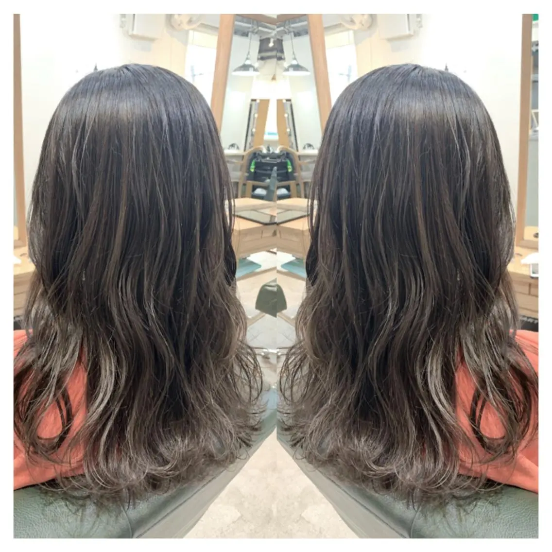 ロング カラー カット ヘアカラー トリートメント 村山 茉衣のヘアスタイル