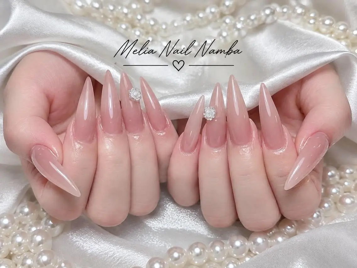 ネイル アートネイル ジェルネイル 韓国ネイル ニュアンスネイル シンプルネイル ハンドネイル ハンドケア Anna Melia Nailのネイルデザイン