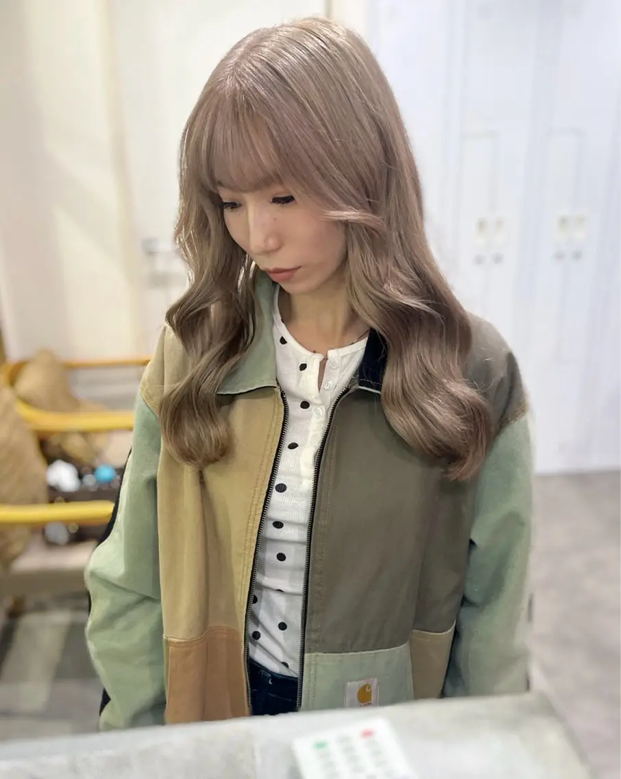 カラー ヘアカラー 河原 楓樹のヘアスタイル