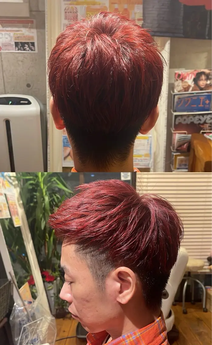 メンズ メンズブリーチ 岩下 なおとのヘアスタイル