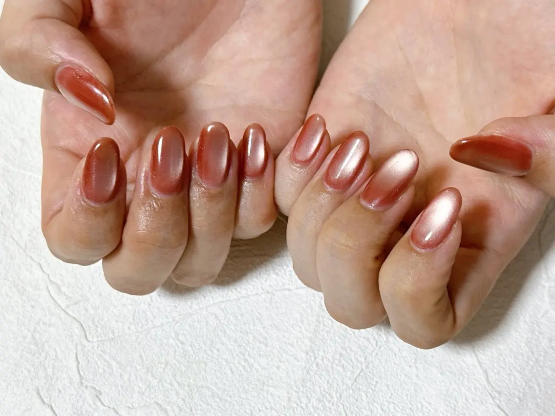 ネイル オーロラネイル フラワーネイル フットネイル フレンチネイル ジェルネイル ハンドネイル mogunail &blowのネイルデザイン