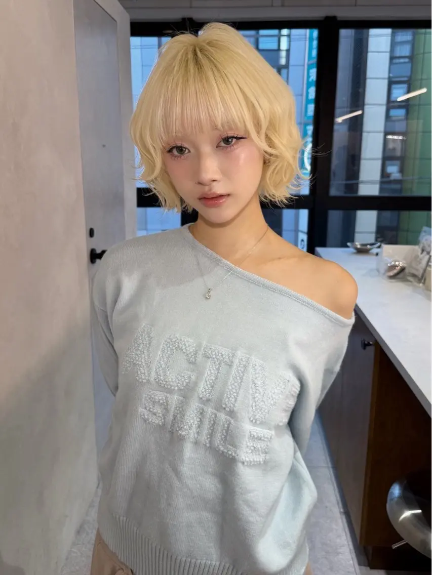 カット➕ブリーチありダブルカラー 🎀の写真