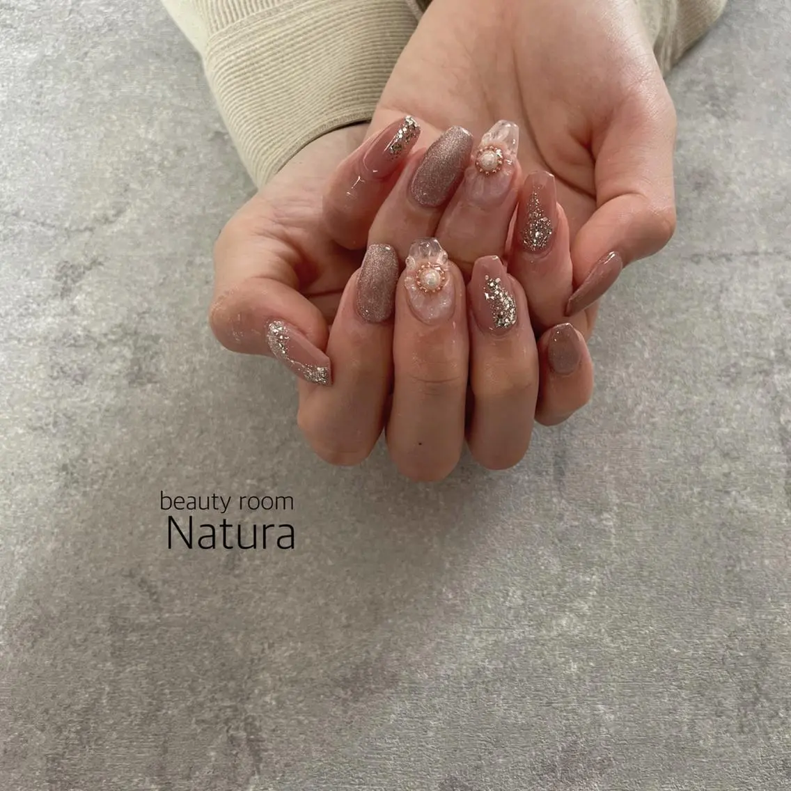 ネイル ハンドネイル beautyroom Naturaのネイルデザイン
