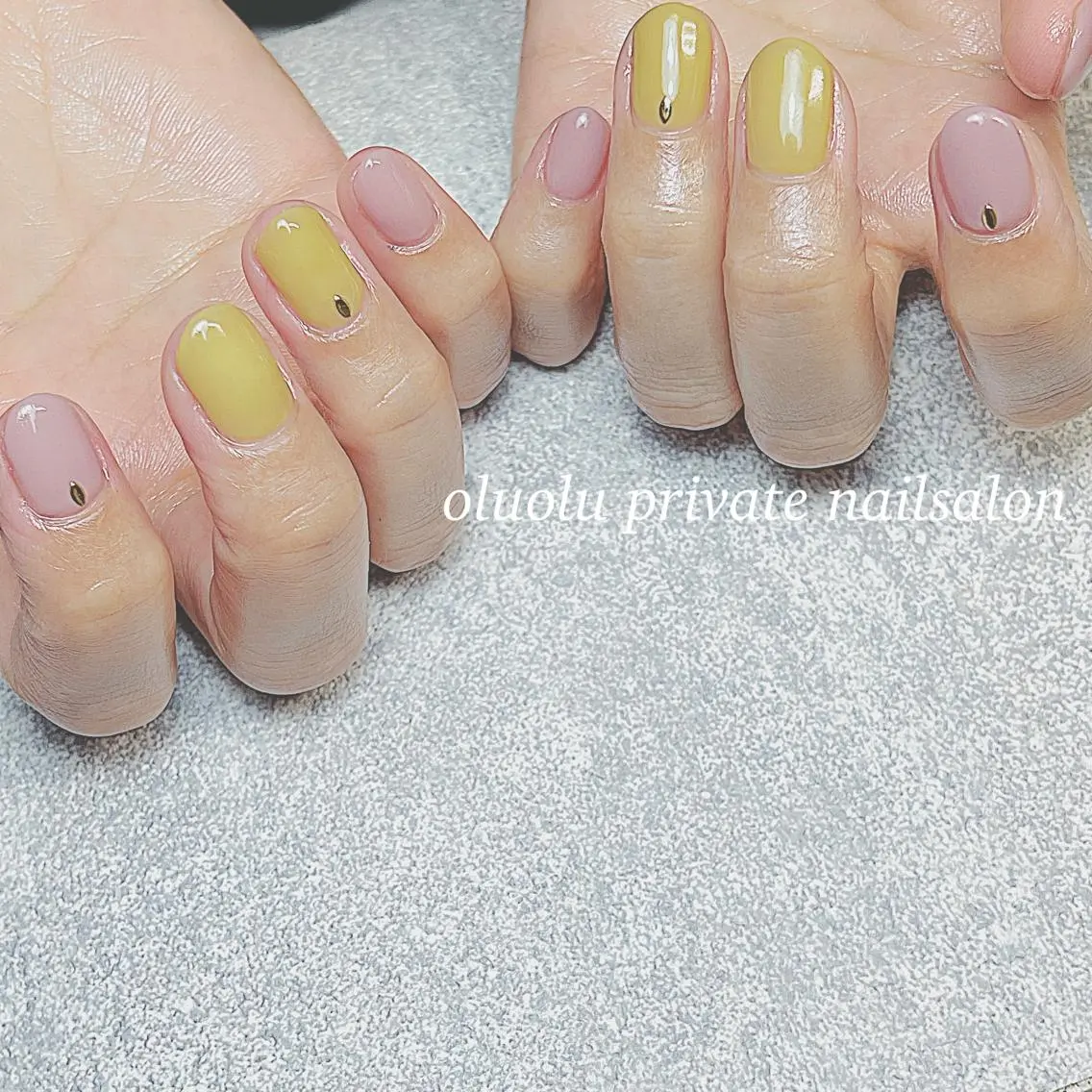 ネイル アートネイル フットネイル ジェルネイル ニュアンスネイル オフィスネイル 大村 紬華のネイルデザイン