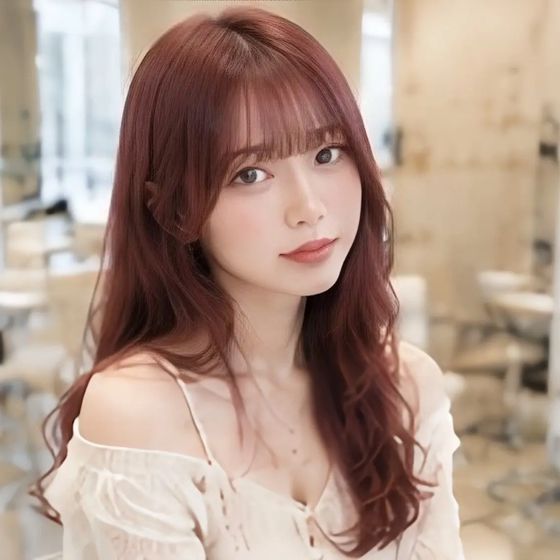 ロング 池袋/前髪/顔周り 🎀髪質改善おばかんのヘアスタイル