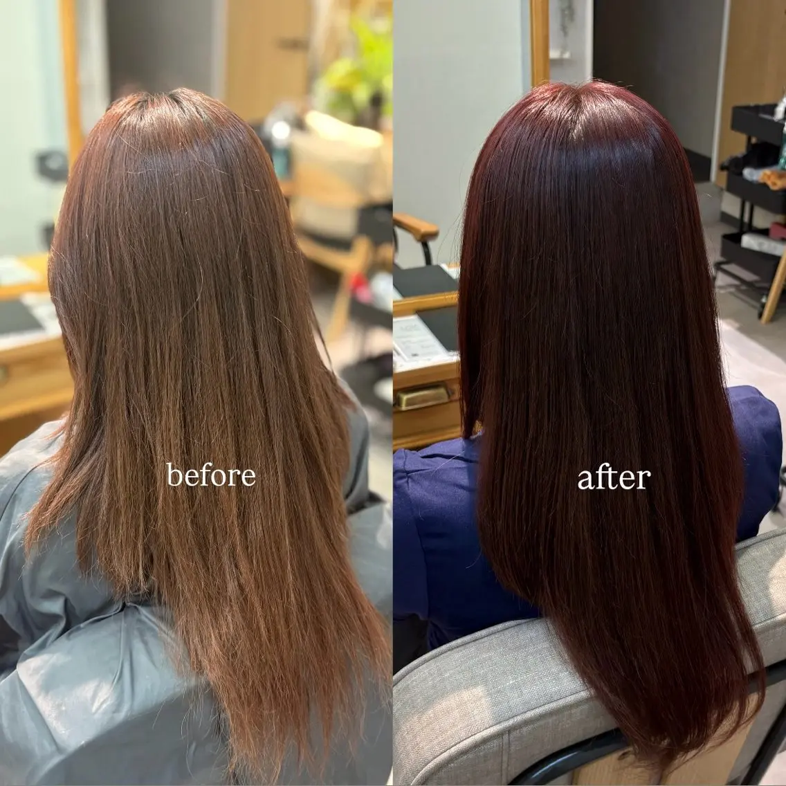 ロング カラー ヘアカラー 🫧西野 杏🫧のヘアスタイル