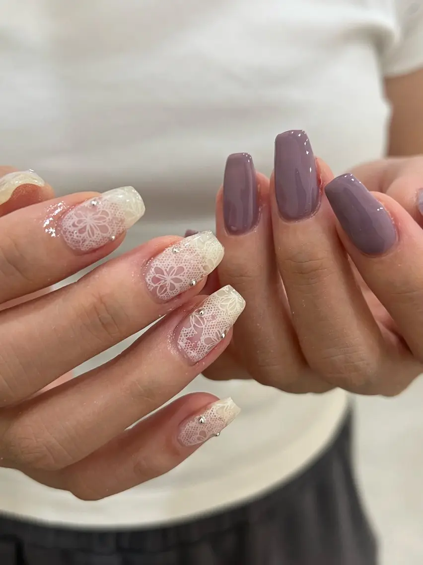 ネイル 持ち込み ハンドネイル tuki nail suzumiのネイルデザイン