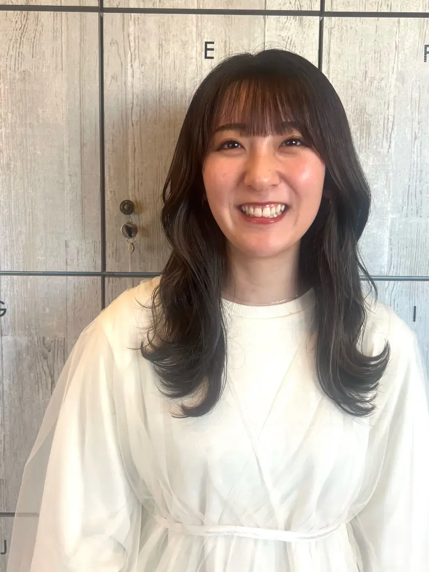 セミロング アッシュ 韓国風カラー ボブ 髪質改善 韓国風ヘア 🌿寄り添い型美容師 🌿yuiのヘアスタイル
