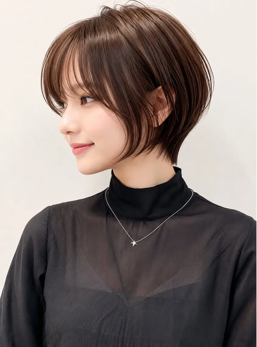 ショート レイヤー【無料】🧸 山口みずほ 🤎のヘアスタイル