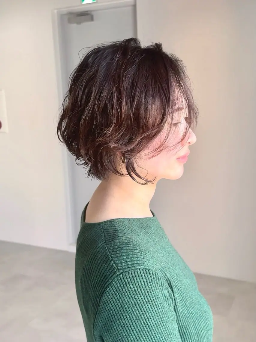 ショート くせ毛 【ばっさりカット✨】 ナカムラ/豊島区大塚のヘアスタイル
