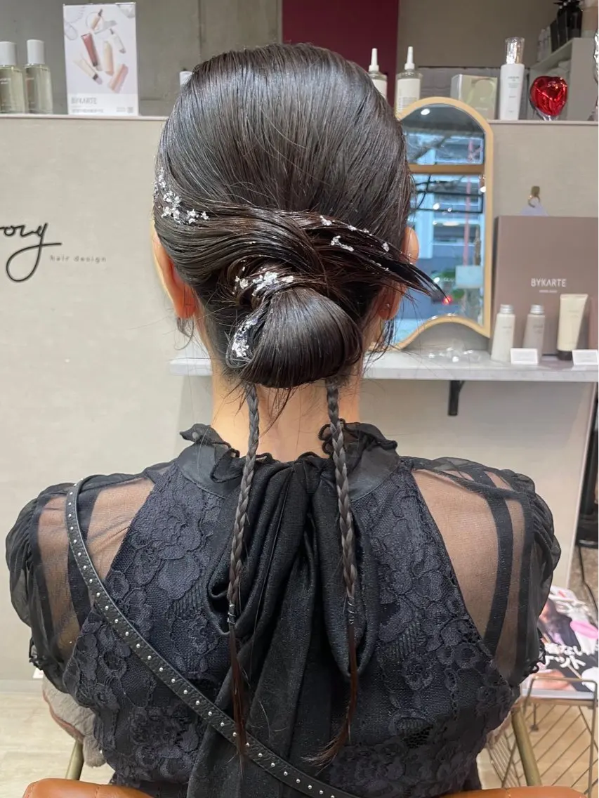 ヘアアレンジ 東 史夏のヘアスタイル