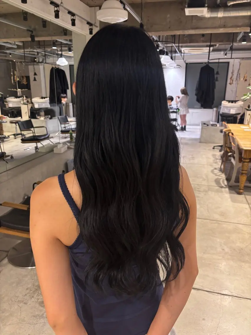 ロング カラー ヘアカラー トリートメント ワンカラー¥3850 /アレンジ/あみ🎶のヘアスタイル