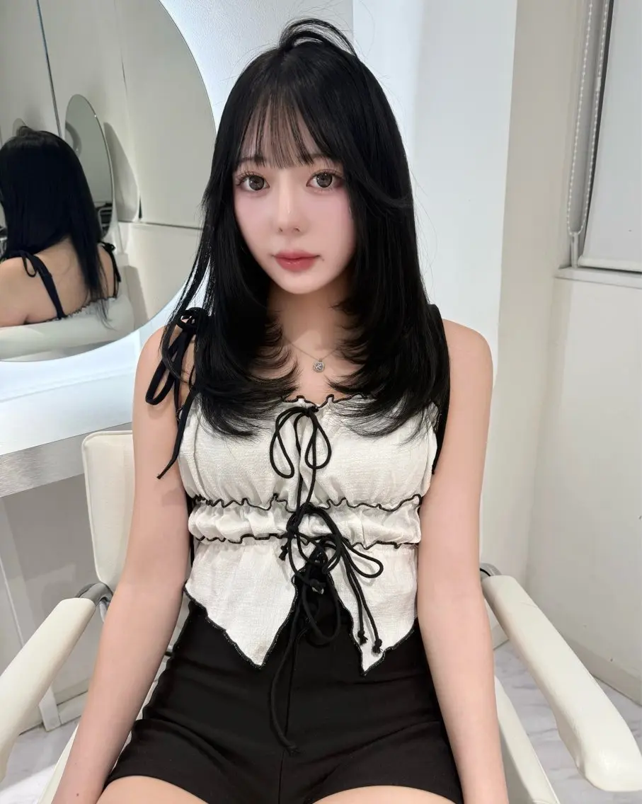 セミロング レイヤーカット レイヤーカット🫧 🎀Tomoka🎀のヘアスタイル