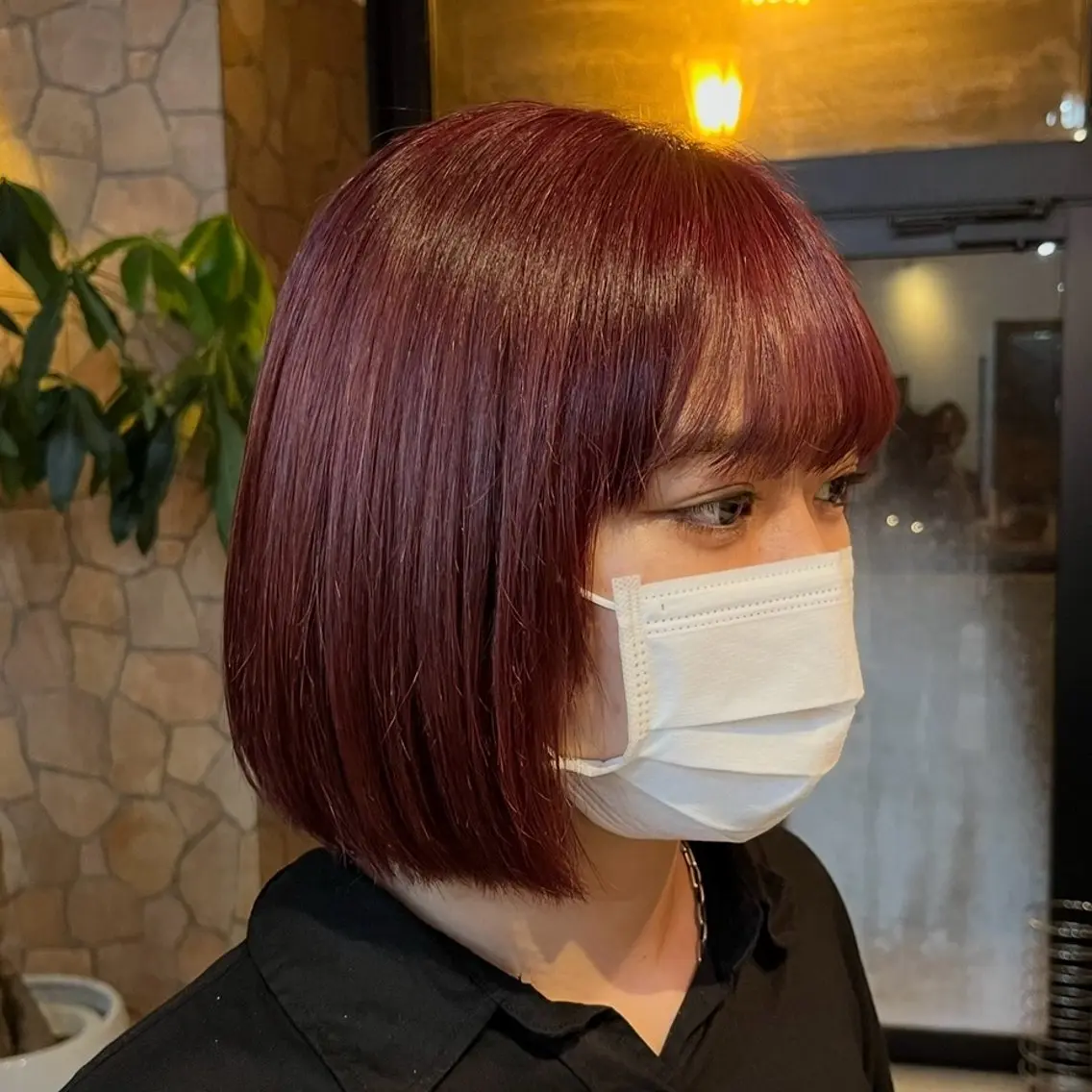 ミディアム カラー うるツヤ髪ハイトーン /けーすけのヘアスタイル