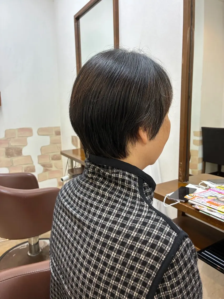 ショート 栗田 優芽のヘアスタイル