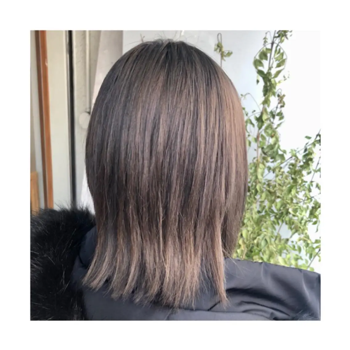 ミディアム カラー グレージュ まちだ ひとみのヘアスタイル
